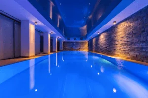 Piscine Spa - Piscina A Sfioro A Forma Rettangolare