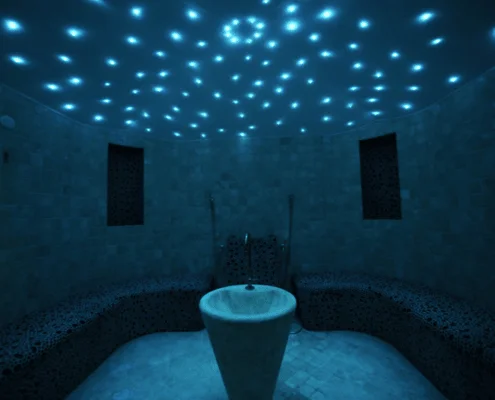 Piscine Spa - Sala Per La Cromoterapia Con Luci A Led Sul Soffitto
